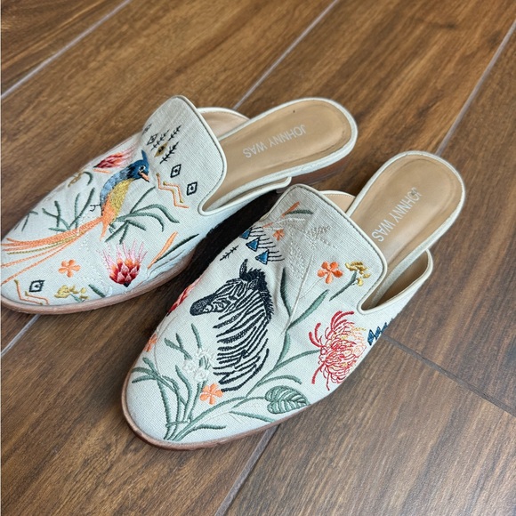 Johnny was embroidered mule - Picture 3 of 6